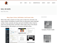 Tablet Screenshot of mallonmars.com